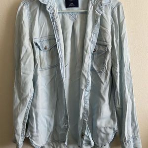American Eagle Denim button down